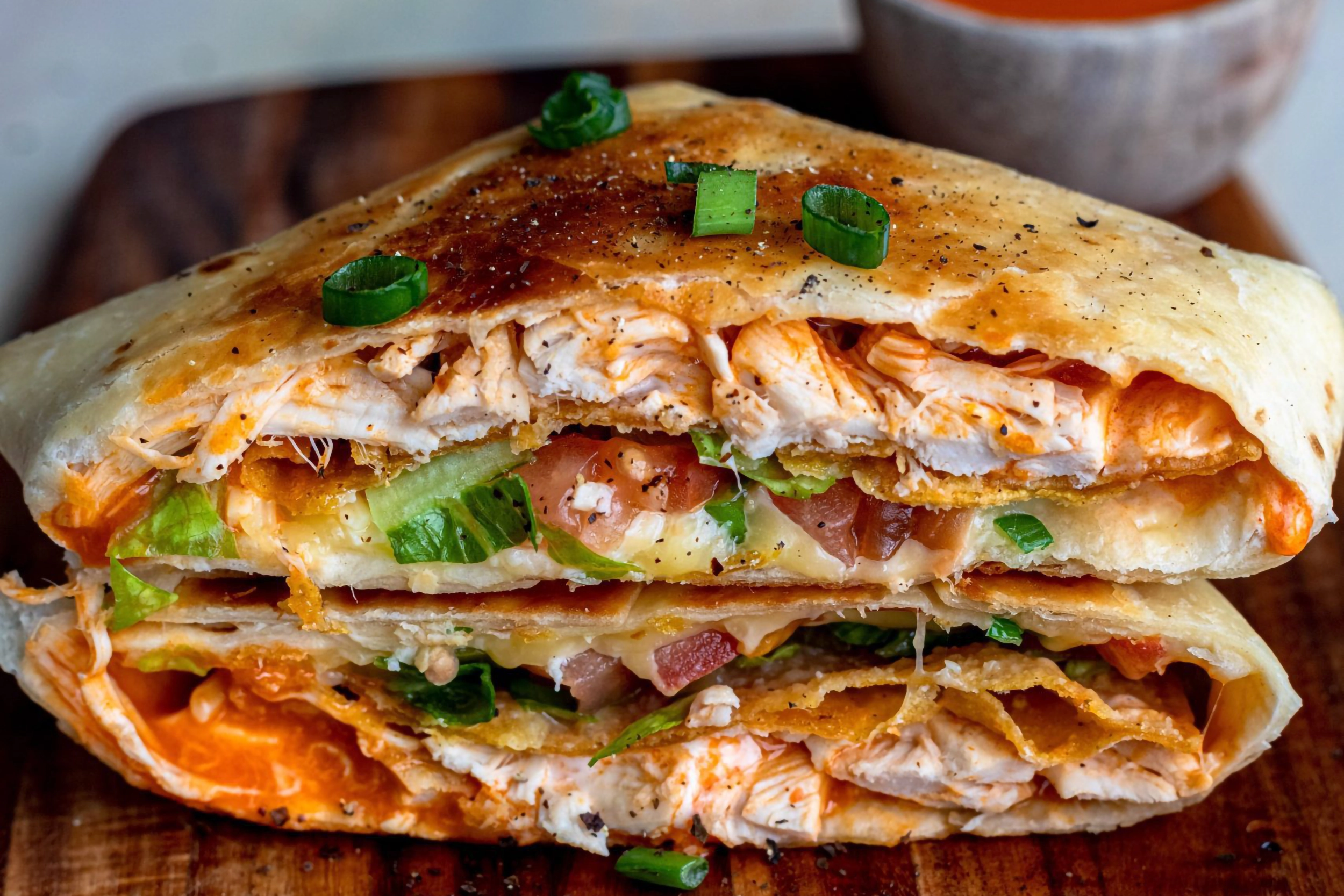 Buffalo Chicken Crunch Wraps