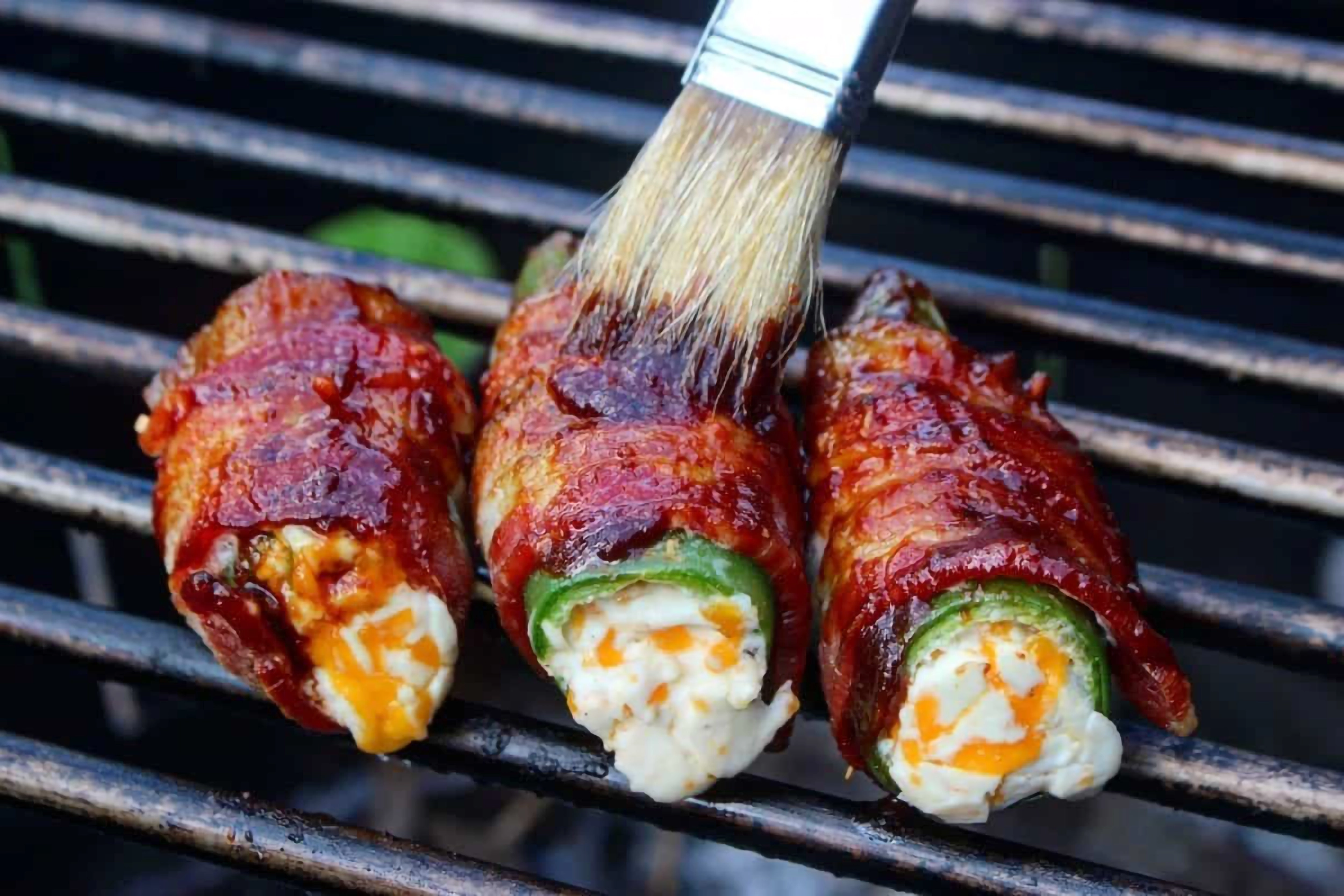 Grilled Bacon Poppers