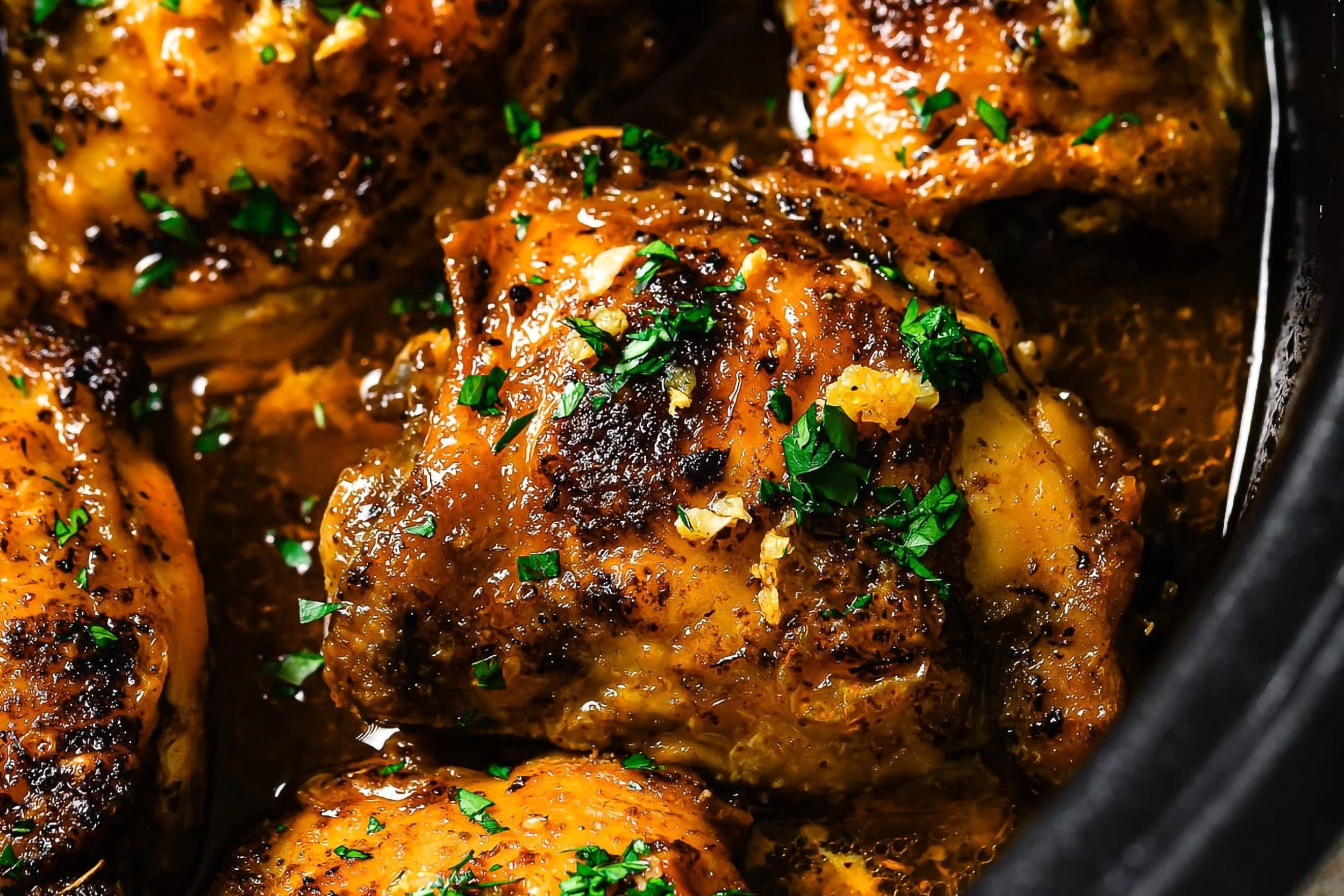 Slow Cooker Chicken Thighs