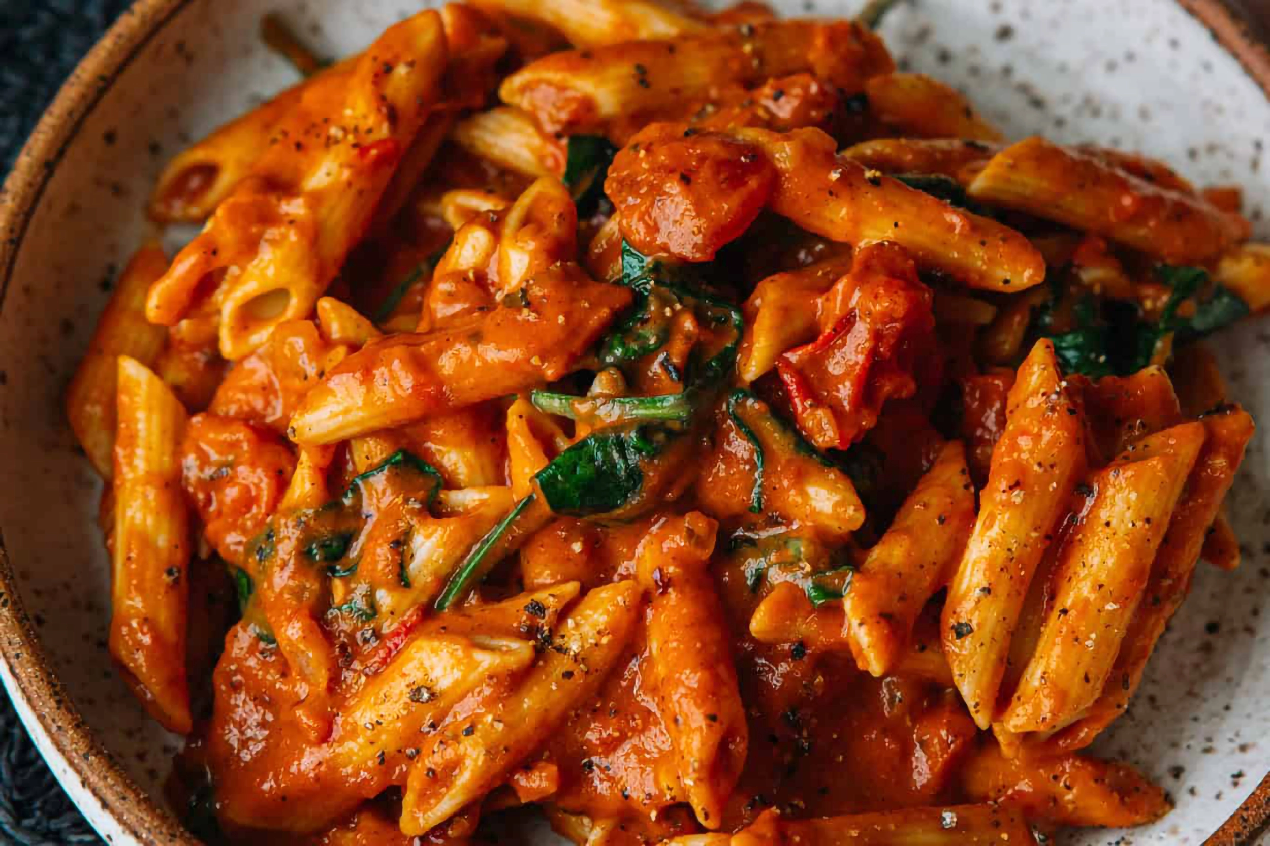 Tomato & Spinach Pasta
