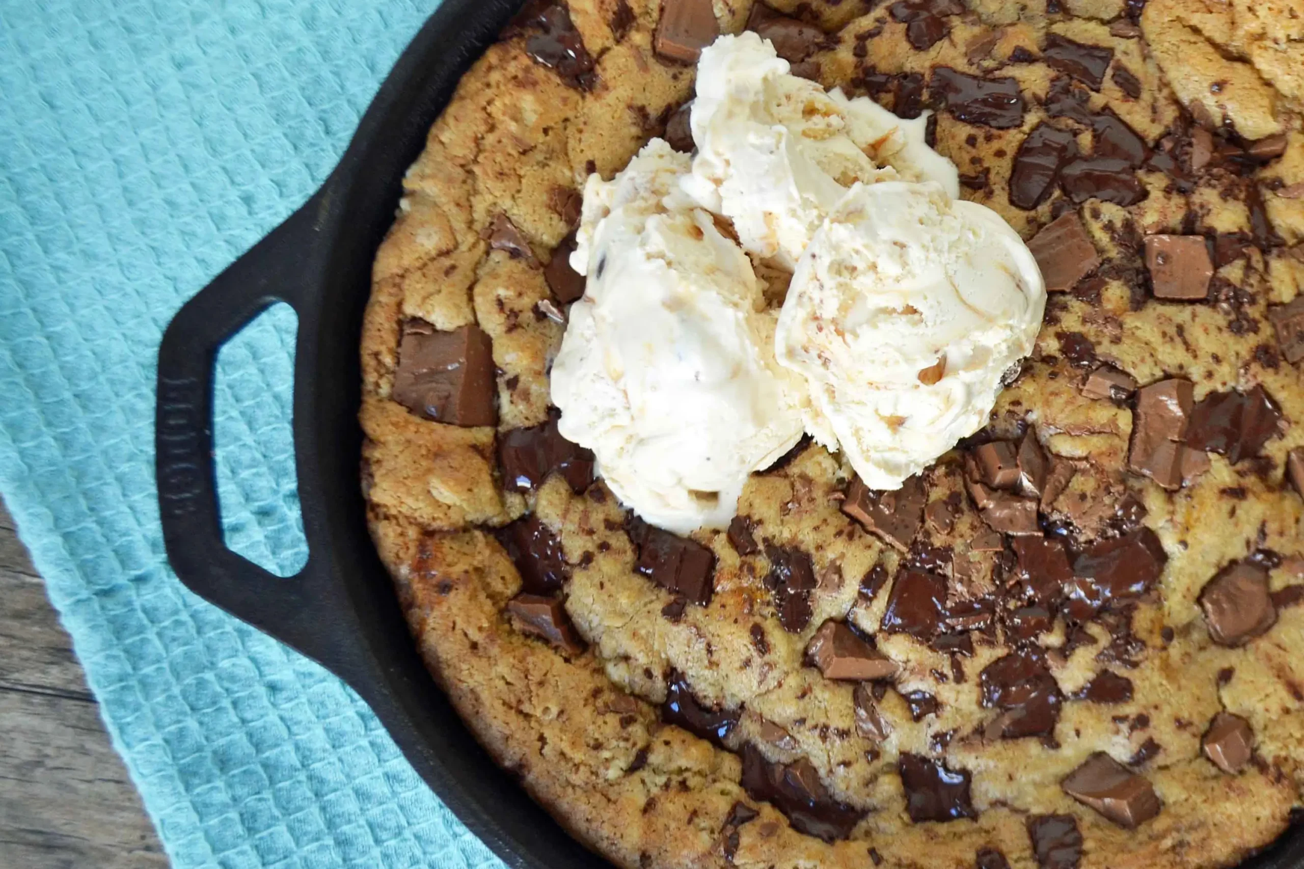 Chocolate Chip Skillet Cookie