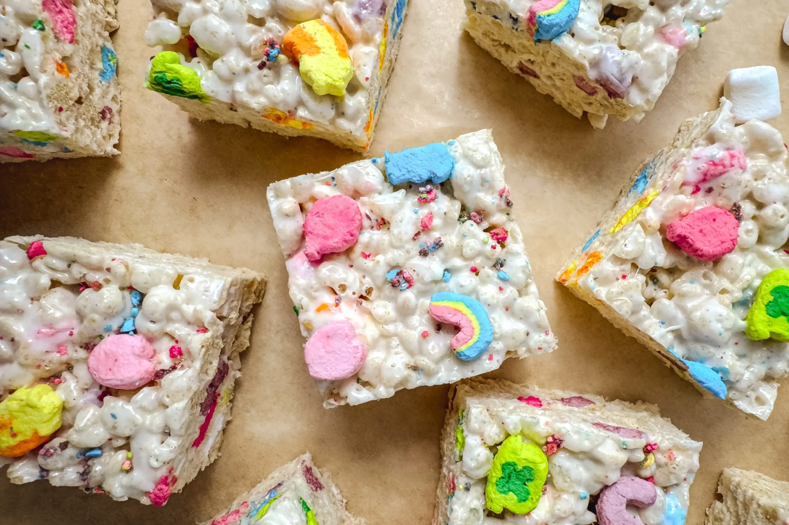 Lucky Charms Krispie Treats