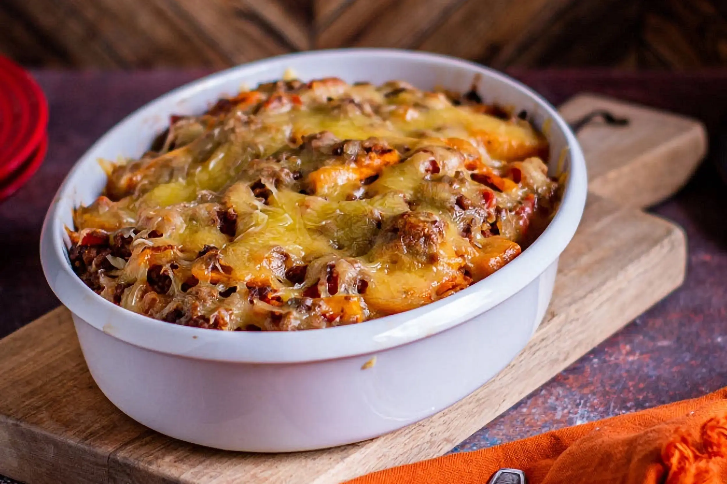 Mexican Squash and Ground Beef Casserole