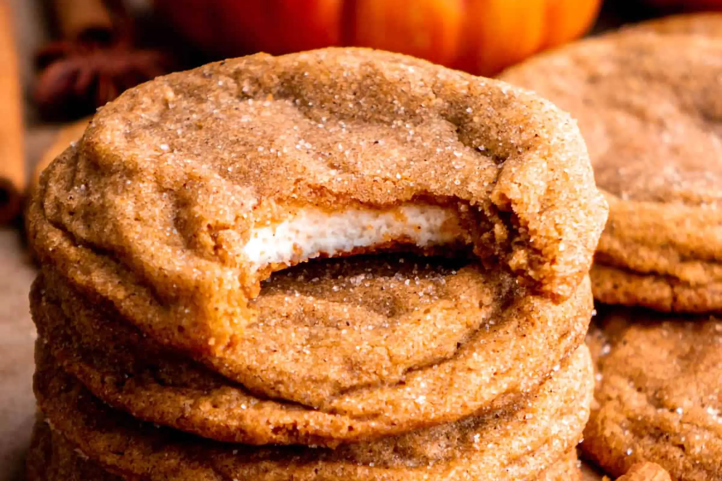 Pumpkin Cheesecake Cookies